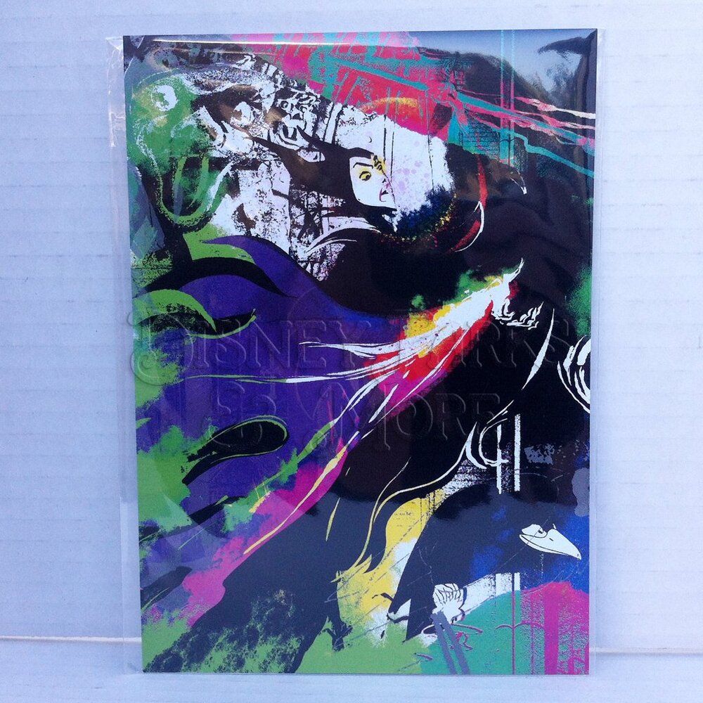 Disney Parks WonderGround Postcard Sleeping Beauty Maleficent 5x7 in Anderson